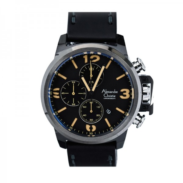 Alexandre Christie AC 6280 Black Grey Yellow MCLBGBABA